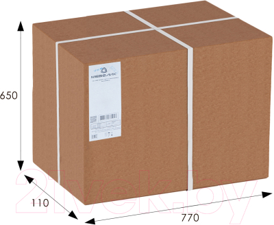 Журнальный столик Мебелик Шарм (стекло/орех)