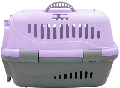 Переноска для животных ZooExpress Турне 16112 (М, фиолетовый) - фото