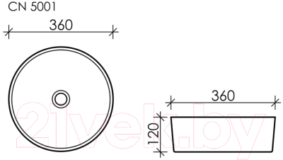 Умывальник Ceramica Nova Element CN5001