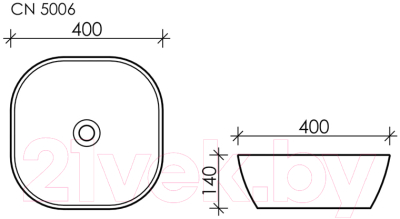 Умывальник Ceramica Nova Element CN5006