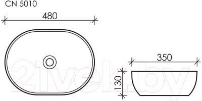 Умывальник Ceramica Nova Element CN5010