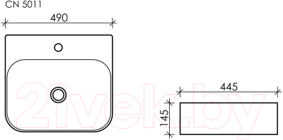 Умывальник Ceramica Nova Element CN5011