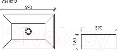 Умывальник Ceramica Nova Element CN5013