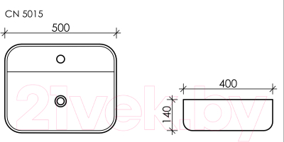 Умывальник Ceramica Nova Element CN5015