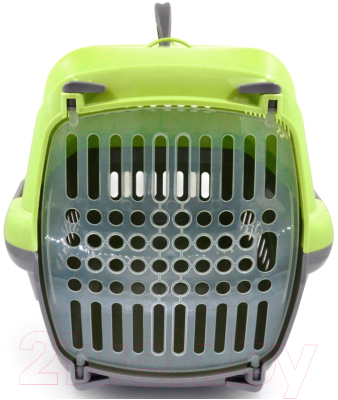 Переноска для животных ZooExpress Турне 16113 (М, зеленый)