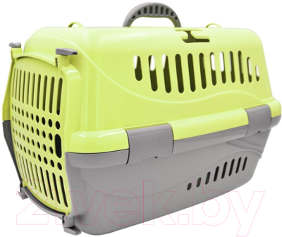Переноска для животных ZooExpress Турне 16213 (зеленый) - фото