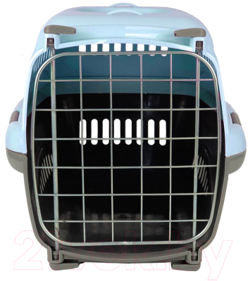 Переноска для животных ZooExpress Турне 16311 (М, голубой)