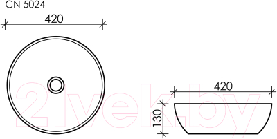 Умывальник Ceramica Nova Element CN5024