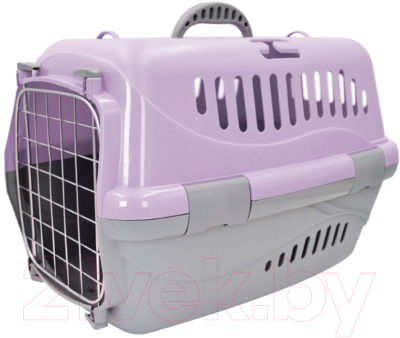 Переноска для животных ZooExpress Турне 16312 (М, фиолетовый) - фото