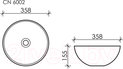 Умывальник Ceramica Nova Element CN6002