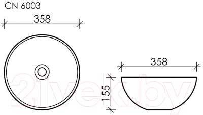 Умывальник Ceramica Nova Element CN6003