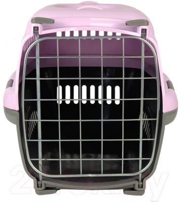 Переноска для животных ZooExpress Турне 17312 (S, фиолетовый) - фото