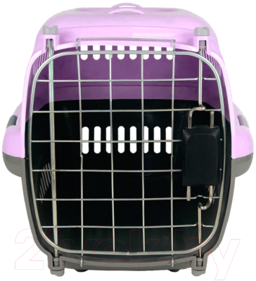 Переноска для животных ZooExpress Турне авиа 17412 (S, фиолетовый)