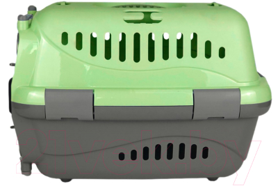 Переноска для животных ZooExpress Турне авиа 17413 (S, зеленый) - фото