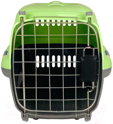 Переноска для животных ZooExpress Турне авиа 17413 (S, зеленый)