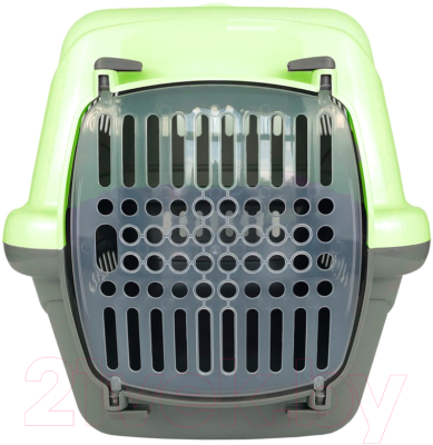 Переноска для животных ZooExpress Турне 18113 (L, зеленый) - фото