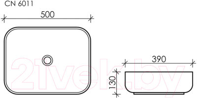 Умывальник Ceramica Nova Element CN6011