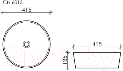 Умывальник Ceramica Nova Element CN6013