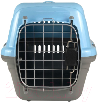Переноска для животных ZooExpress Турне авиа 18411 (L, голубой)