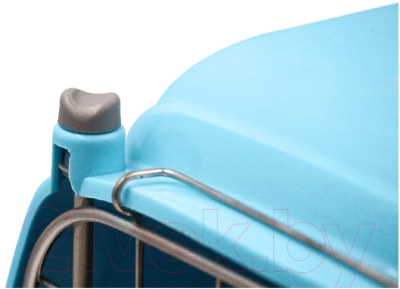 Переноска для животных ZooExpress Турне авиа 18411 (L, голубой)