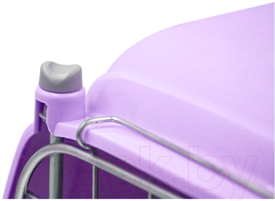 Переноска для животных ZooExpress Турне авиа 18412 (L, фиолетовый)