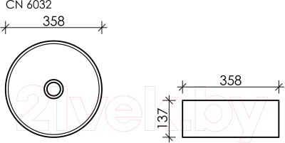 Умывальник Ceramica Nova Element CN6032