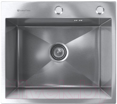 Мойка кухонная Ulgran Steel 50x45
