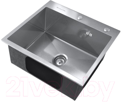 Мойка кухонная Ulgran Steel 50x45