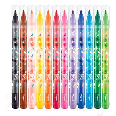 Фломастеры Maped Mini Cute / 845404