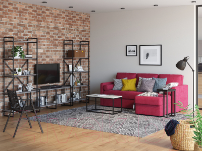 Стеллаж Loftyhome Мальборк 80 / 1251825