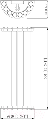 Светильник Moderli Crumbly / V10263-2W