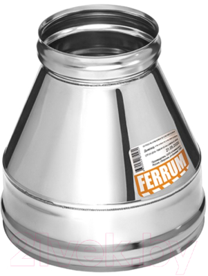 Переходник для дымохода Ferrum Ф100x200 430/0.5мм / f2601 - фото