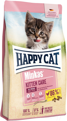 Сухой корм для кошек Happy Cat Minkas Kitten Care 32/18 / 70629 - фото
