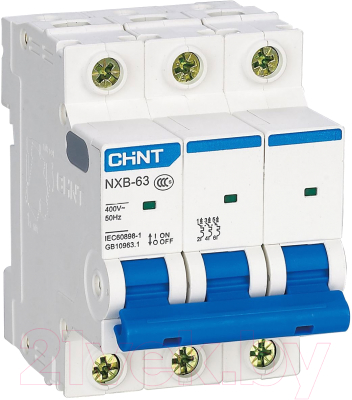 Выключатель автоматический Chint NXB-63 3P 25A 6кА D / 814185 - фото