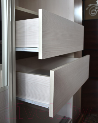 Шкаф-купе Евва 138 BBZ.13 / АЭП ШК.2 02 (бодега/бодега/жемчуг зерно)