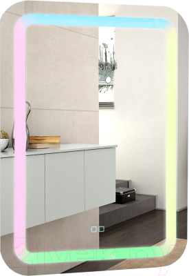 Зеркало Silver Mirrors Мальта RGB 55x80 / LED-00002511 - фото