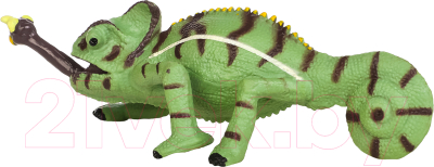 Фигурка коллекционная Masai Mara Мир диких животных. Ящерица Хамелеон / MM218-155 - фото