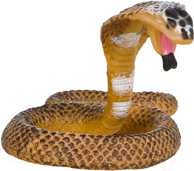 Фигурка коллекционная Masai Mara Мир диких животных. Змея Кобра / MM218-160 - фото