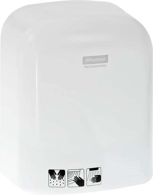 Сушилка для рук OfficeClean Professional сенсорный 1650Вт ABS-пластик  - фото