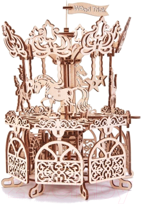 Конструктор Wood Trick Карусель / 1234-11 - фото