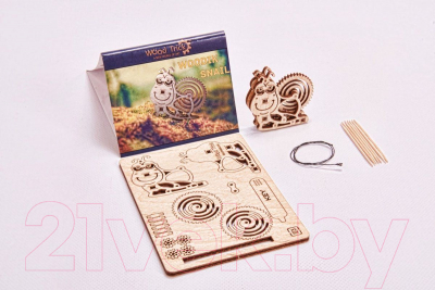 Конструктор Wood Trick Вудик Улитка / 1234-W3