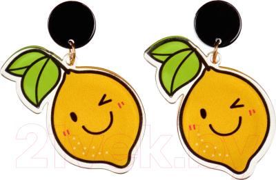 Серьги Bradex Хитрые Лимоны / AS 1644 - фото