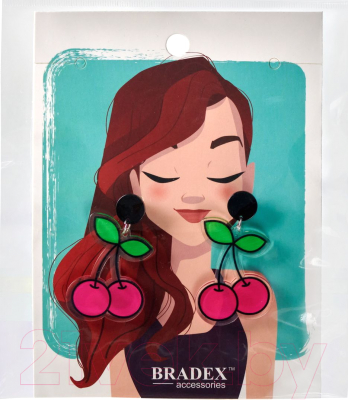 Серьги Bradex Вишенки / AS 1642