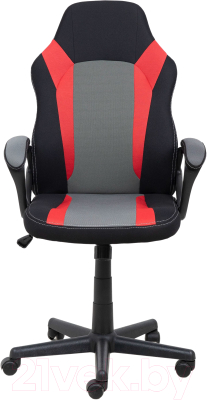 Кресло геймерское AksHome Flaviy (черный/серый/красный)