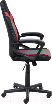 Кресло геймерское AksHome Flaviy (черный/серый/красный)