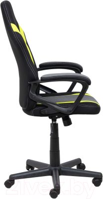 Кресло геймерское AksHome Flaviy (черный/серый/салатовый)