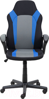 Кресло геймерское AksHome Flaviy (черный/серый/синий)