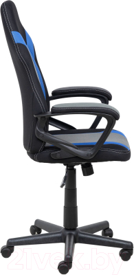 Кресло геймерское AksHome Flaviy (черный/серый/синий)