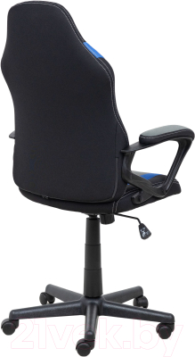 Кресло геймерское AksHome Flaviy (черный/серый/синий)