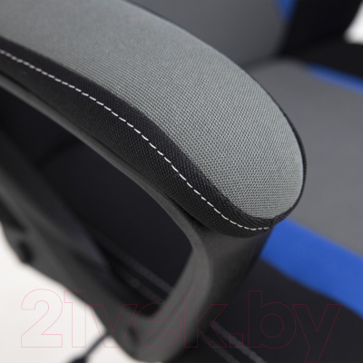 Кресло геймерское AksHome Flaviy (черный/серый/синий)